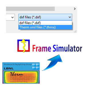 import Therm to Frame